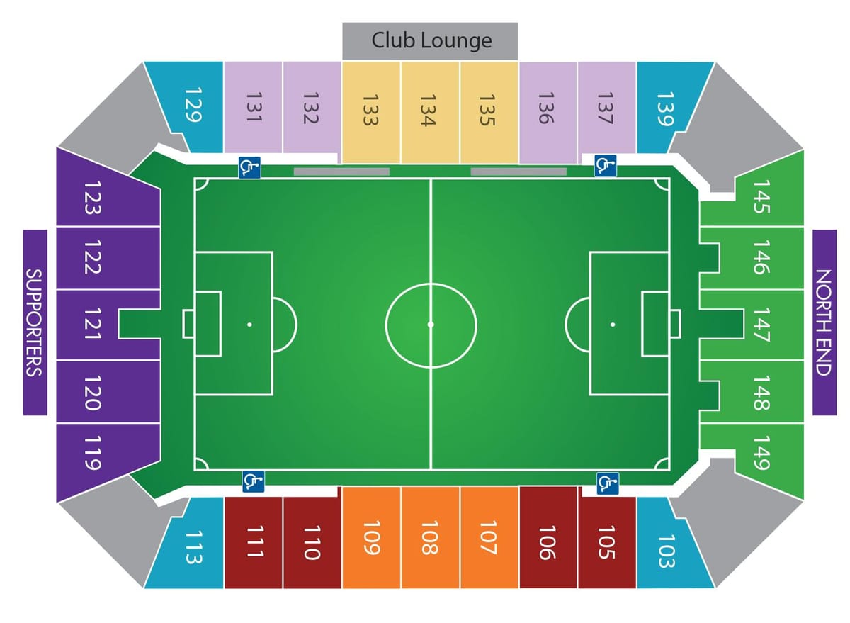 Citrus Bowl asientos mapa