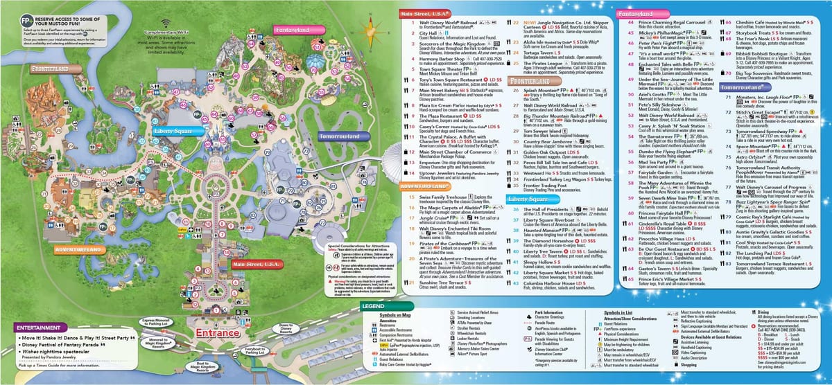 Disney World mapa de Orlando